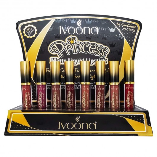 Набор жидких помад Ivoona Princess, 24шт Набор жидких помад Ivoona Princess, 24шт