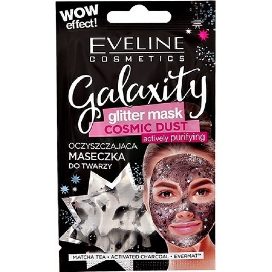 Eveline Glitter Mask Активно Очищающая Гелевая Маска С Блестящими Частичками, 10мл