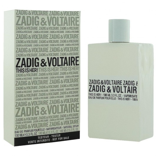 Тестер Zadig & Voltaire This Is Her Pour Elle, edp., 100 ml Woman