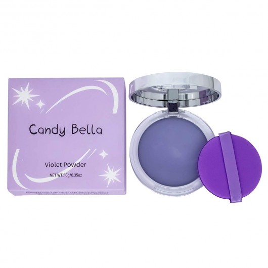 Матирующая пудра для лица с эффектом фотошопа Candy Bella Violet Powder