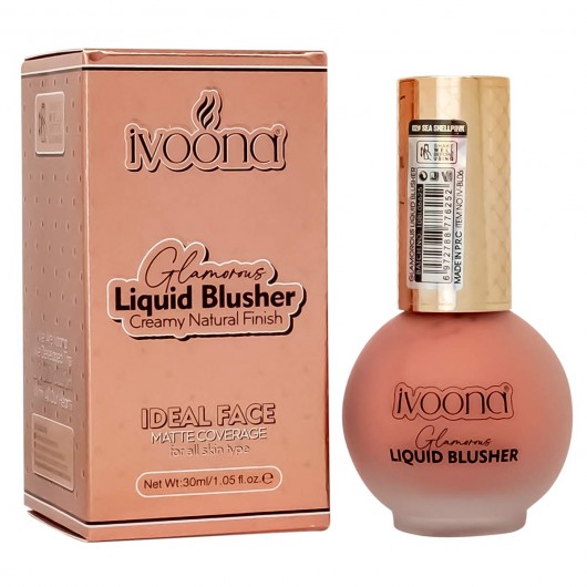 Жидкие, кремовые румяна Ivoona Liquid Blusher, 30ml ( Тон 04)