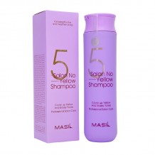 Шампунь для волос против желтизны Masil Salon No Yellow Shampoo,300ml (оригинал)