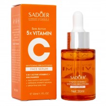 Сыворотка для лица с витамином С Sadoer 5x Heavy Vitamin C Whitening Brightening Face Serum, 30ml