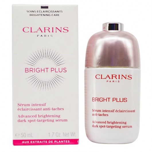 Сыворотка на основе экстракта косточек барбадосской вишни  Clarins Bright Plus, 50ml