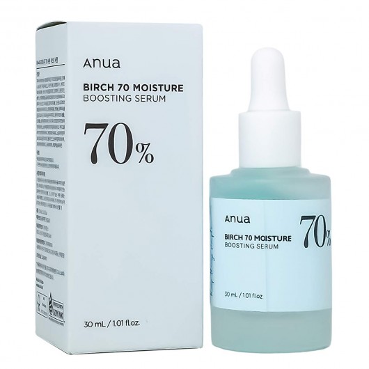 Увлажняющая сыворотка для лица с берёзовым соком Anua Birch 70% Moisture Boosting Serum, 30ml