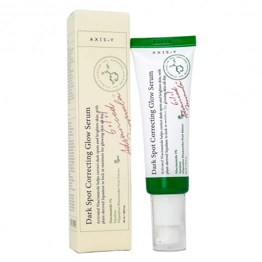 Осветляющая сыворотка от пигментных пятен с 5% ниацинамида AXIS-Y Dark Spot Correcting Glow Serum, 50ml