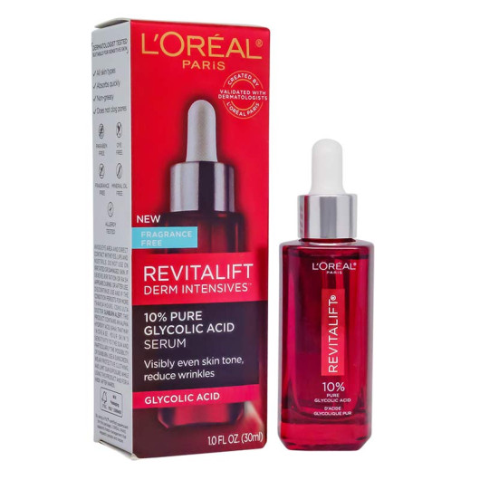 Антивозрастная сыворотка для лица Loreal Revitalift Glycolic Acid, 30ml Антивозрастная сыворотка для лица Loreal Revitalift Glycolic Acid, 30ml
