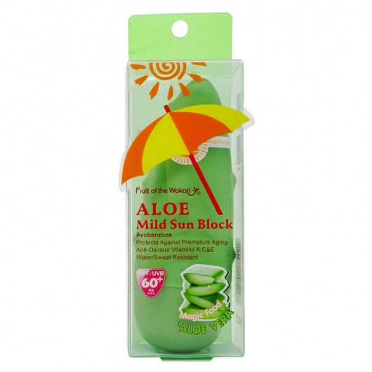 Солнцезащитный крем Wokali Aloe Mild Sun Block SPF 60+, 50ml