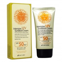 Cолнцезащитный крем 3W Clinic Intensive UV Sunblock Cream SPF 50+, 70ml