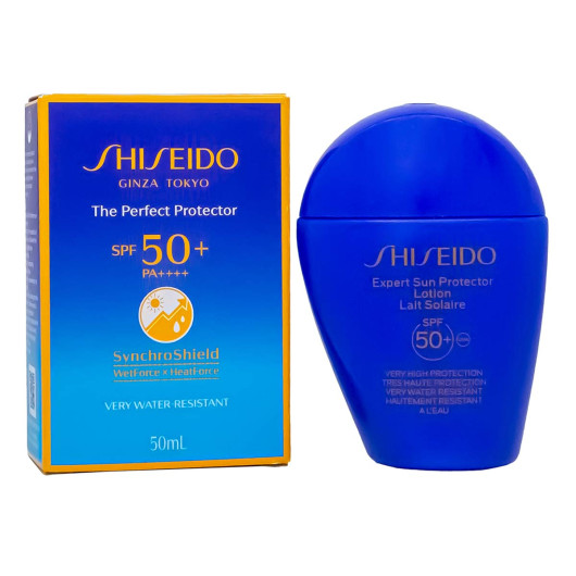 Солнцезащитное средство Shiseido The Perfect Protector SPF 50+, 50g Солнцезащитное средство Shiseido The Perfect Protector SPF 50+, 50g