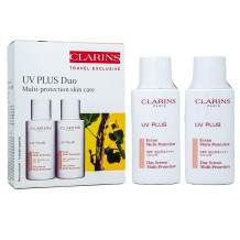 Набор защитных флюидов-экранов SPF 50 от Clarins UV PLUS Duo, 50+50ml