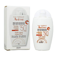 Солнцезащитное средство Avene Fluide minéral SPF 50+, 40ml