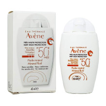 Солнцезащитное средство Avene Fluide minéral SPF 50+, 40ml