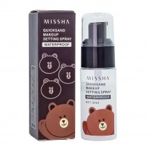 Фиксатор для макияжа Missha Quicksand Maceup Setting Spray, 30ml (мишка)