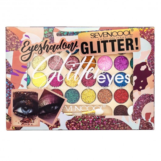 Глиттерные тени SevenCool Glitter