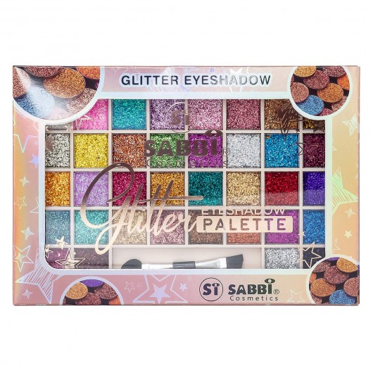 Глиттерные тени Sabbi Glitter Eyeshadow