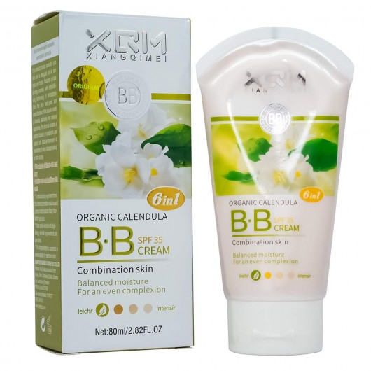 BB крем для проблемной  кожи XQM Organic Calendula BB cream, 80ml