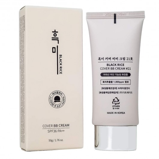 BB-крем Black Rice Cover BB Cream SPF36 PA++ тон 21, 50g