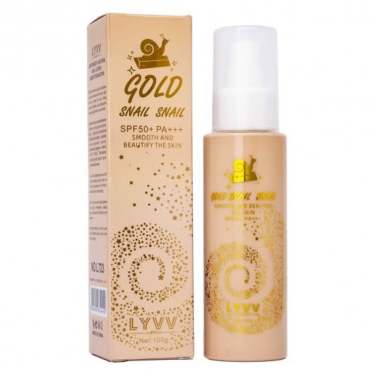 Тональный крем Livv Gold Snail SPF50+ PA+++ , 100g