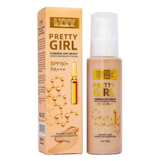 Тональный крем Livv Pretty Girl SPF50+ PA+++ , 100g