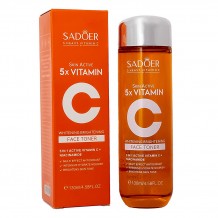 Тонер для лица с витамином С Sadoer 5x Heavy Vitamin C Whitening Brightening Face Toner, 100ml