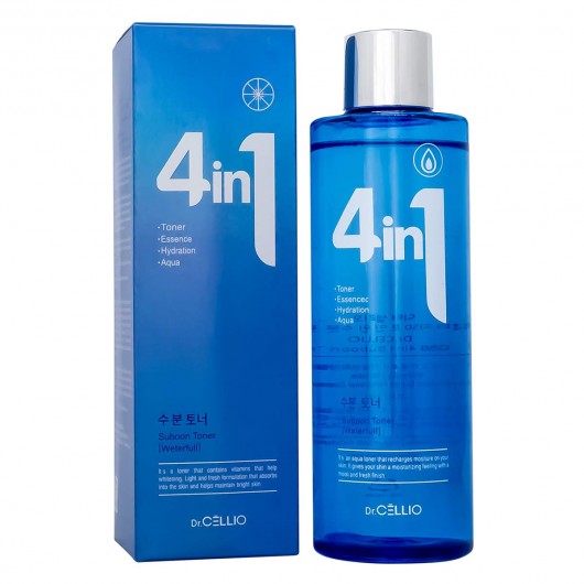 Увлажняющий тонер для лица Dr Cellio Suboon Toner 4in1, 300ml Увлажняющий тонер для лица Dr Cellio Suboon Toner 4in1, 300ml