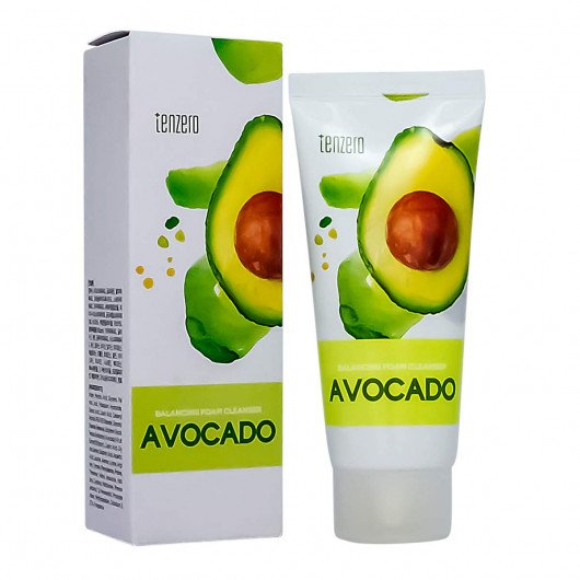 Пенка для умывания с экстрактом авокадо Tanzero Avocado, 100ml