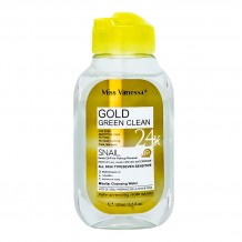 Жидкость для снятия макияжа Miss Vanessa Gold Snail, 100ml (золотой)