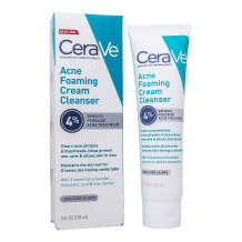 Очищающая крем-пенка CeraVe Acne Foaming Cream Cleanser, 150ml