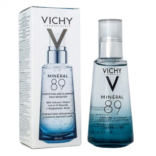 Гель-бустер Vichy Mineral 89 Fortifying And Plumping Daily Booster, 50ml