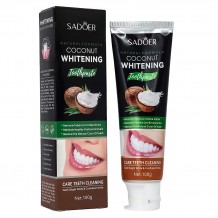 Осветляющая зубная паста Sadoer Cocnut Whitening, 100 g.
